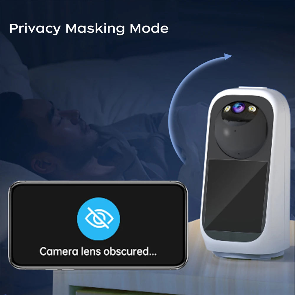 2K 3MP PTZ Baby Monitor with Video Calling and AI Tracking