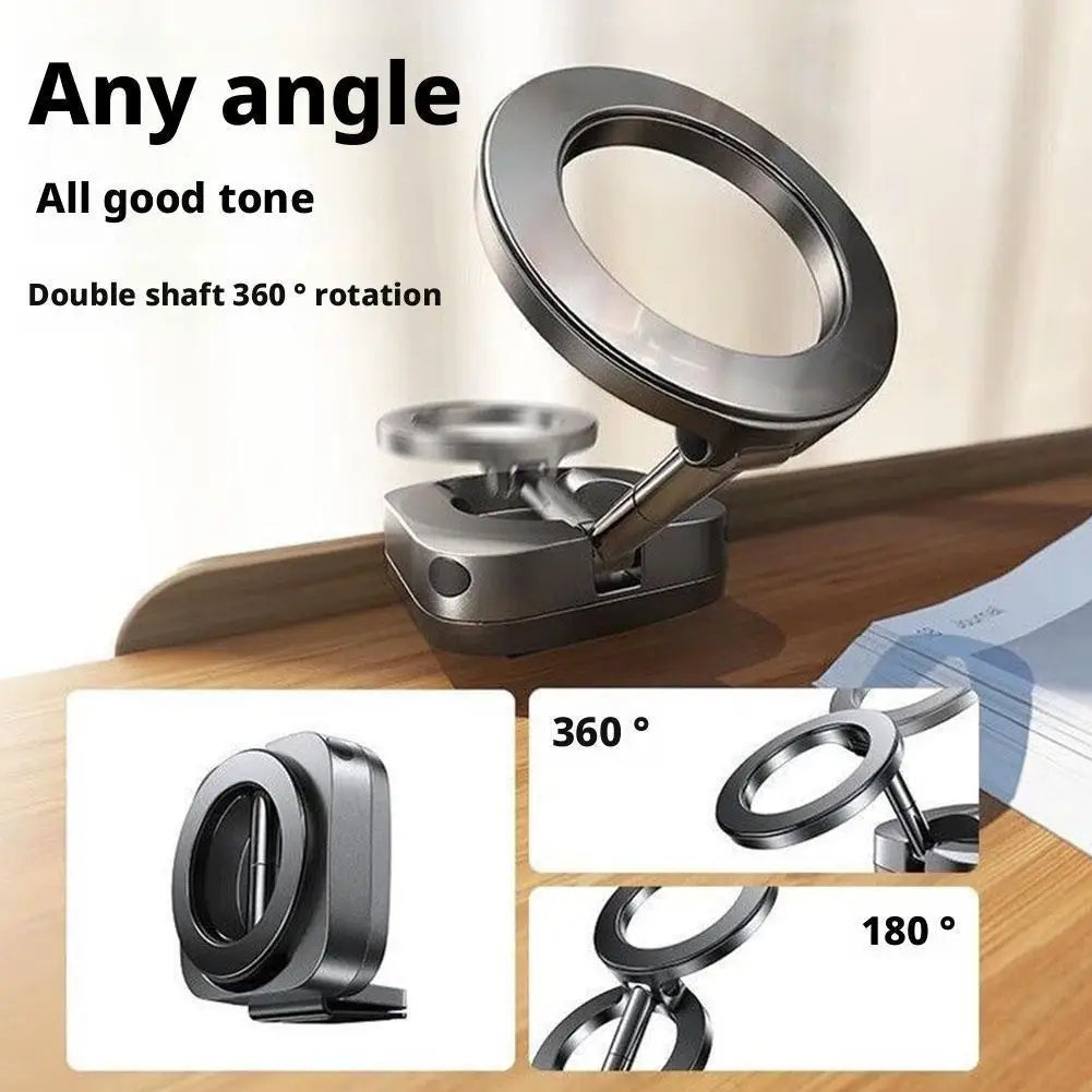 Magnetyczny uchwyt na telefon do zagłówka samochodowego z obrotem 360°