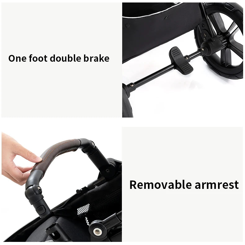 3‑in‑1 Multifunction Baby Stroller with Car Seat