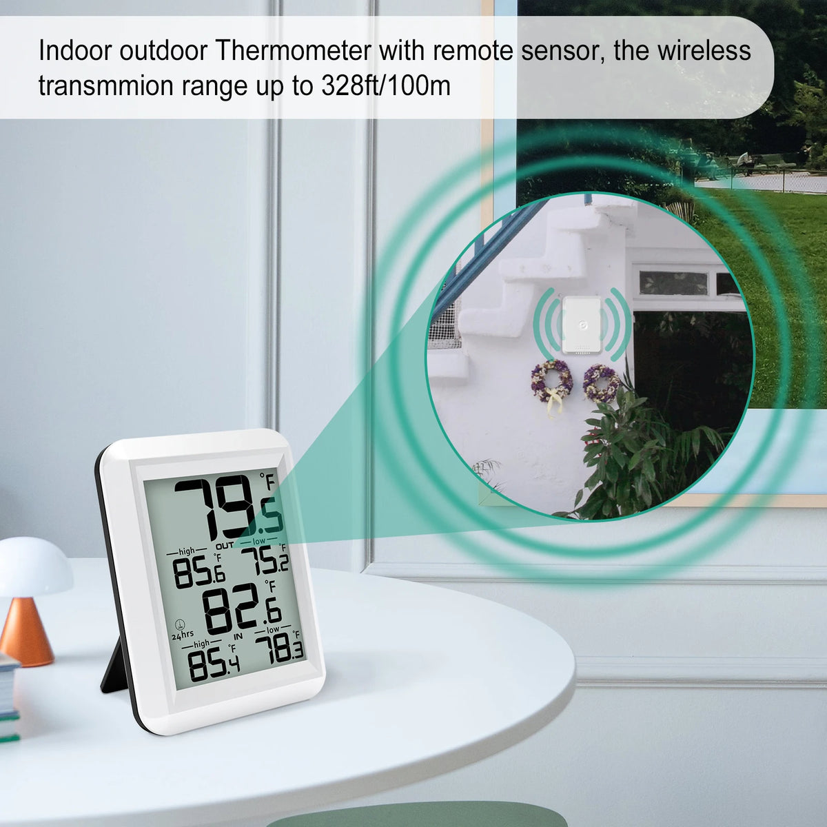 Wireless Indoor and Outdoor Thermometer
