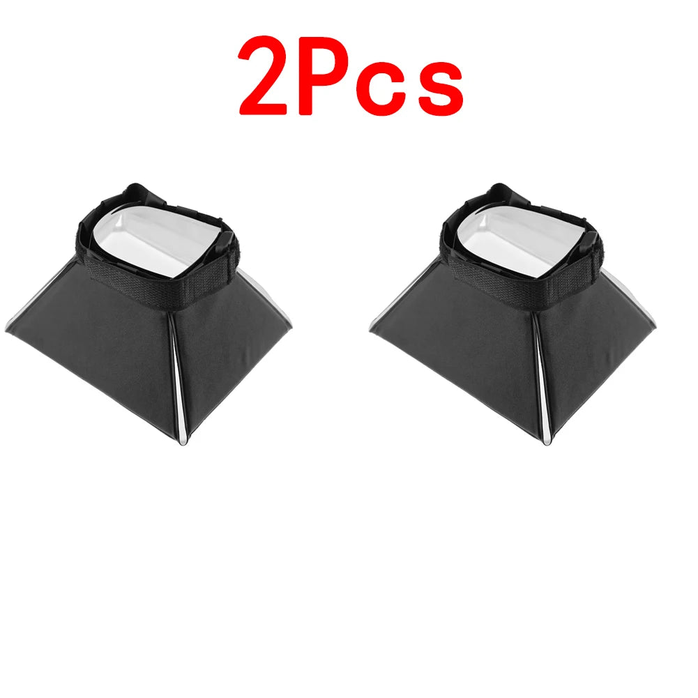 Foldable Camera Flash Diffuser Softbox, 125 x 100 mm