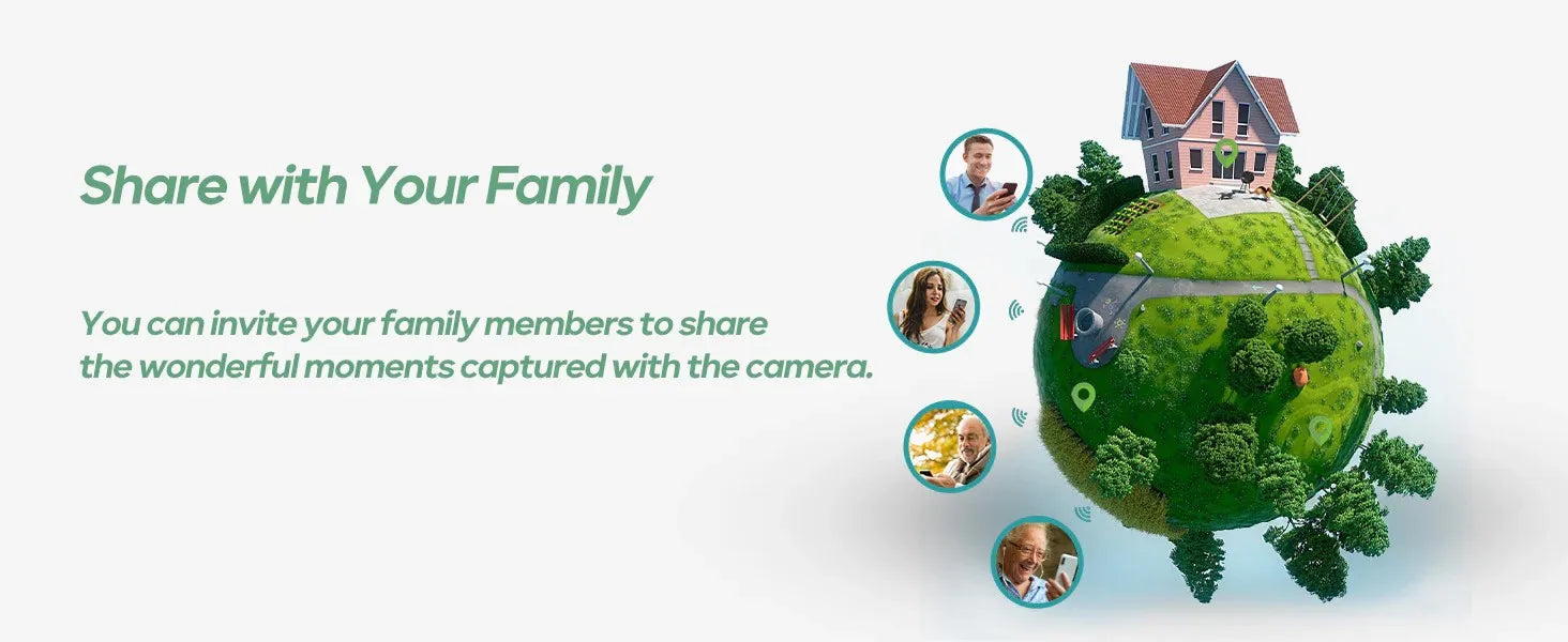 ZUMIMALL bežična sigurnosna kamera s baterijom 3MP noćni vid