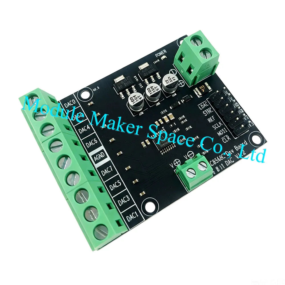 DAC8568 modul DAC cu optsprezece canale 16-bit