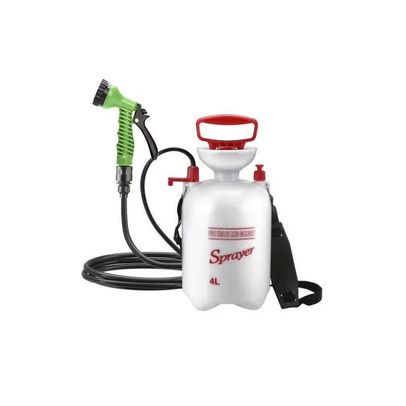 Portable Outdoor Shower with 3m Hose, 4L & 8L