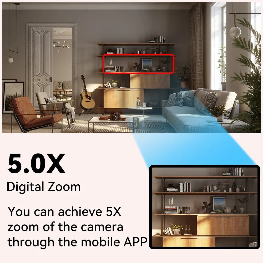 2.4G 1080P Cameras Wifi Video Surveillance IP Outdoor Security Protection Monitor 4.0X Zoom Home Wireless Track Alarm Waterproof