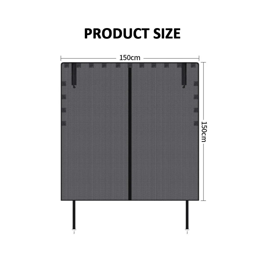 Magnetic Car Trunk Mosquito Screen Car Sunshade Curtain For Summer Mosquito Protection Ventilation Small To Mid Sized SUVs