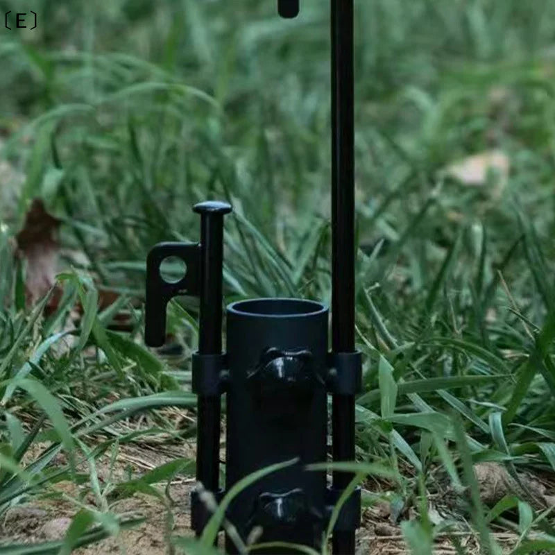 〔E〕Acessórios para acampamento ao ar livre Telas de teto Fixação de lona Tenda Pole cano de apoio Equipamento de suporte Tubo de fixação Ferramentas ao ar livre