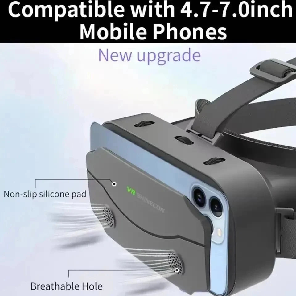 VR brýle 3D virtuální realita, headset, helma, čočky, brýle, chytré pro smartphony, mobilní hry, sada Viar Viewer