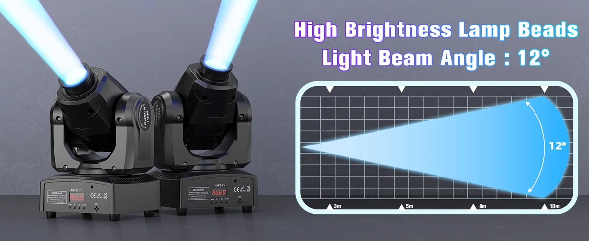 Luce Moving Head a LED da 120W con Telefono e DMX512