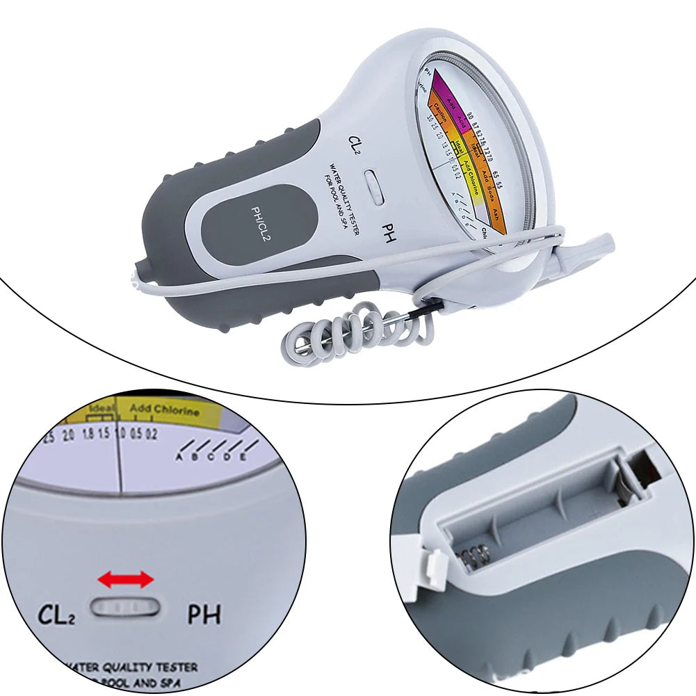 Pool pH and Chlorine Probe Tester