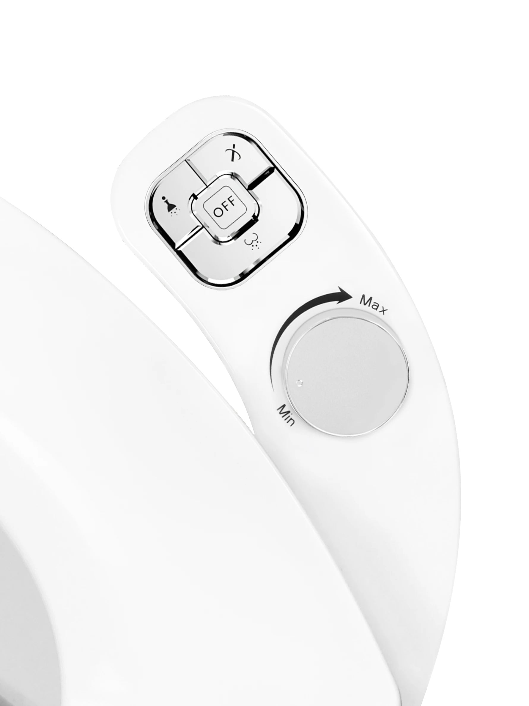 SAMODRA Button Bidet Non‑Electric Doppio Ugello Accessorio per WC