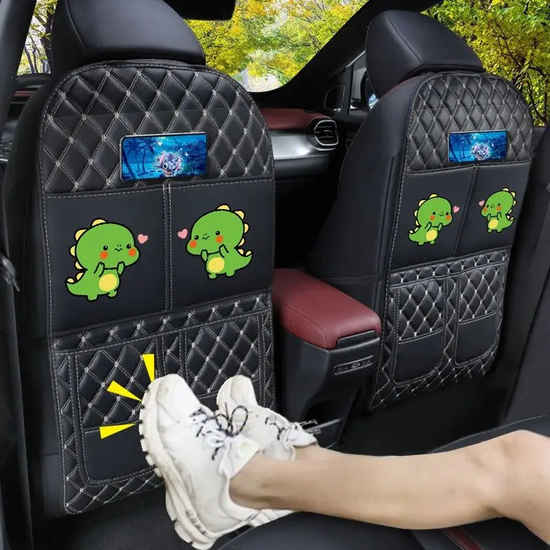 Car Seat-Back Kick Protection Pad, Design Options