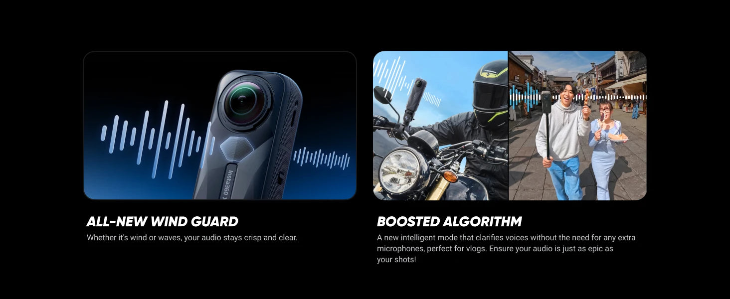 Insta360 X5 Camera 8K Waterproof 360° Action Cam