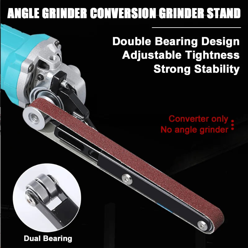 Angle-Grinder Belt-Sanding Attachment, 6/10-Piece Kits