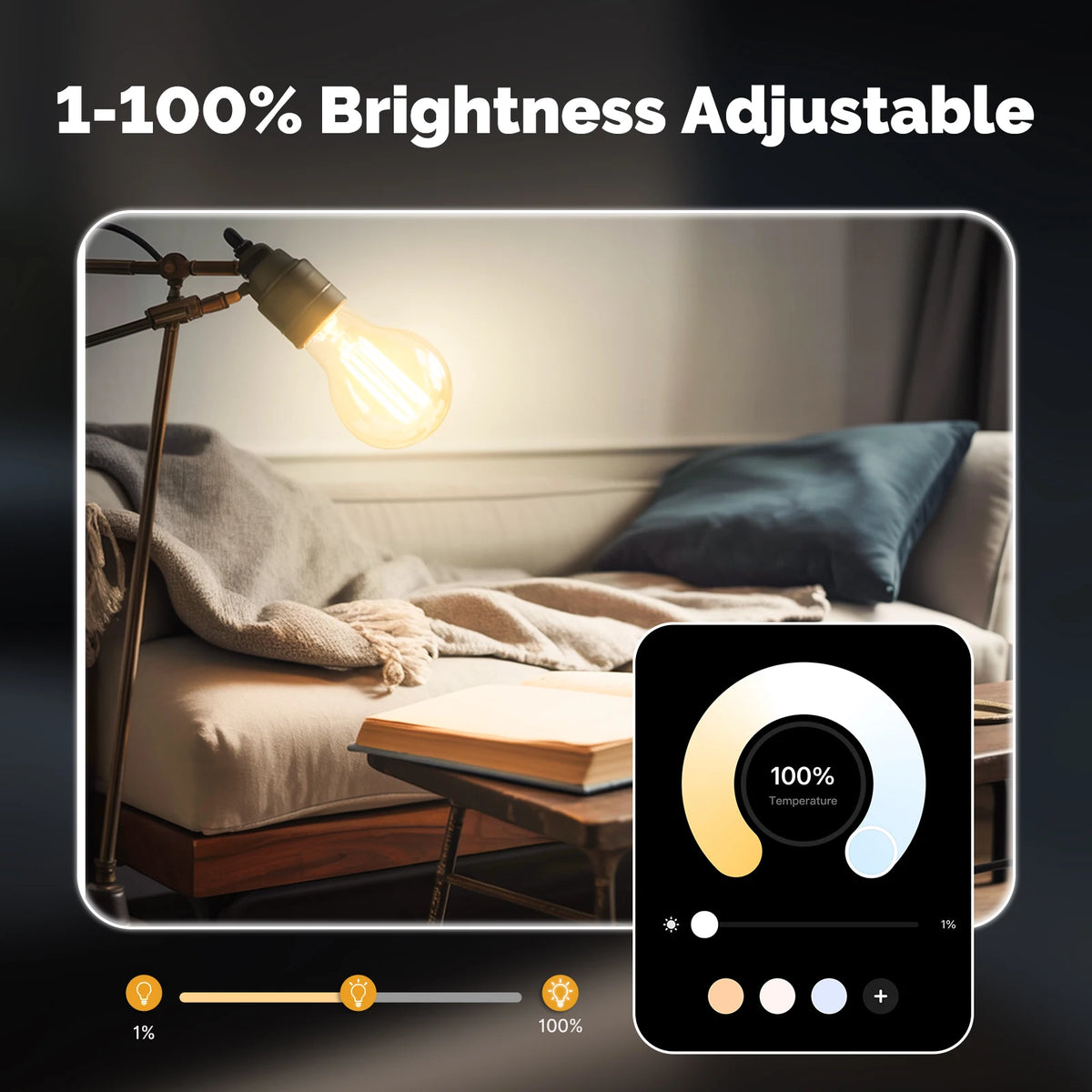 E27 Zigbee Smart Filament Bulb