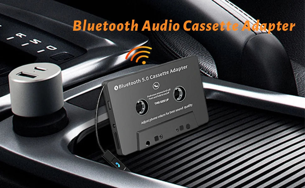 Adaptador de audio de cassette Bluetooth