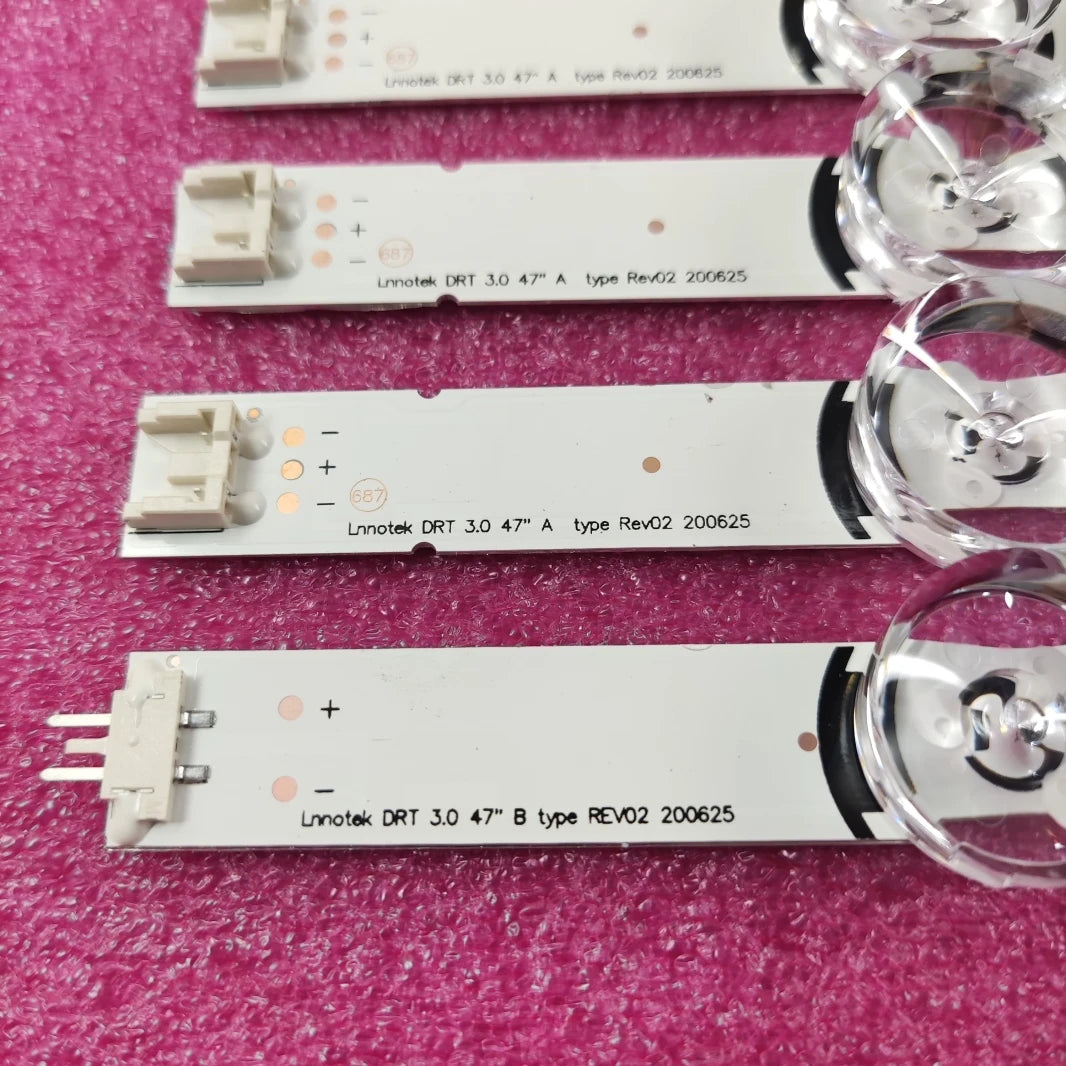 Conjunto de tiras de retroiluminação LED para TV para modelos LB/LF de 47 polegadas