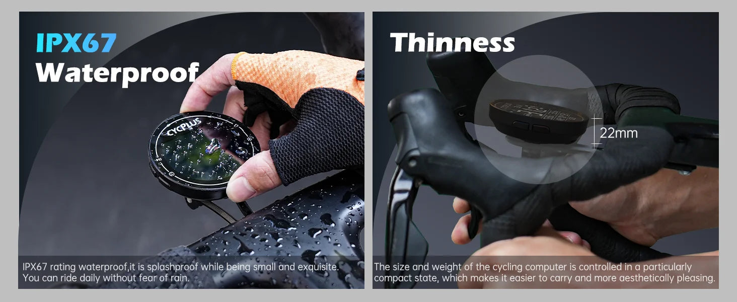 CYCPLUS M2 Wireless GPS Bicycle Computer ANT+ Bluetooth Cycling Road Bike MTB Waterproof Speed Meter Cadence Power Accessories