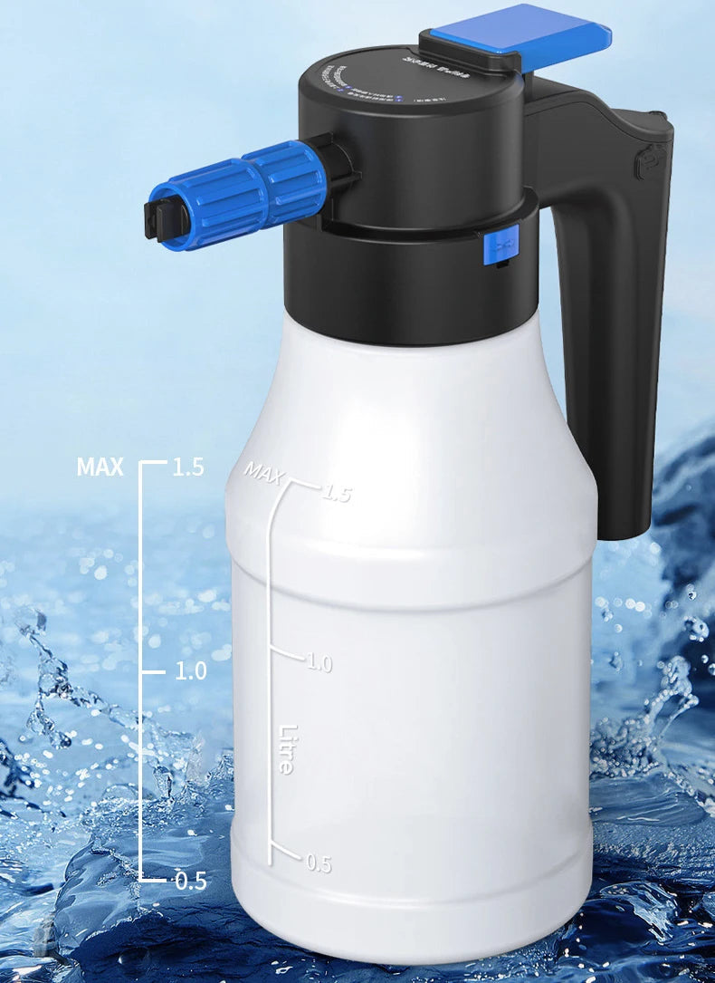 Electric Foam Sprayer Foam Generator for Car Wash Lithium Battery Foam Lance 1h Endurance Car Wash Towel Foam Wash