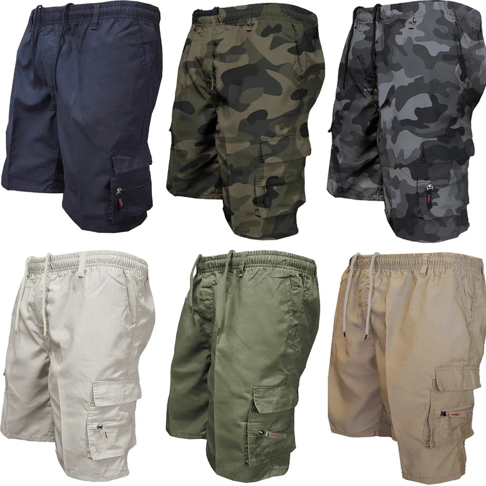 Men's Multi-Pocket Casual Shorts