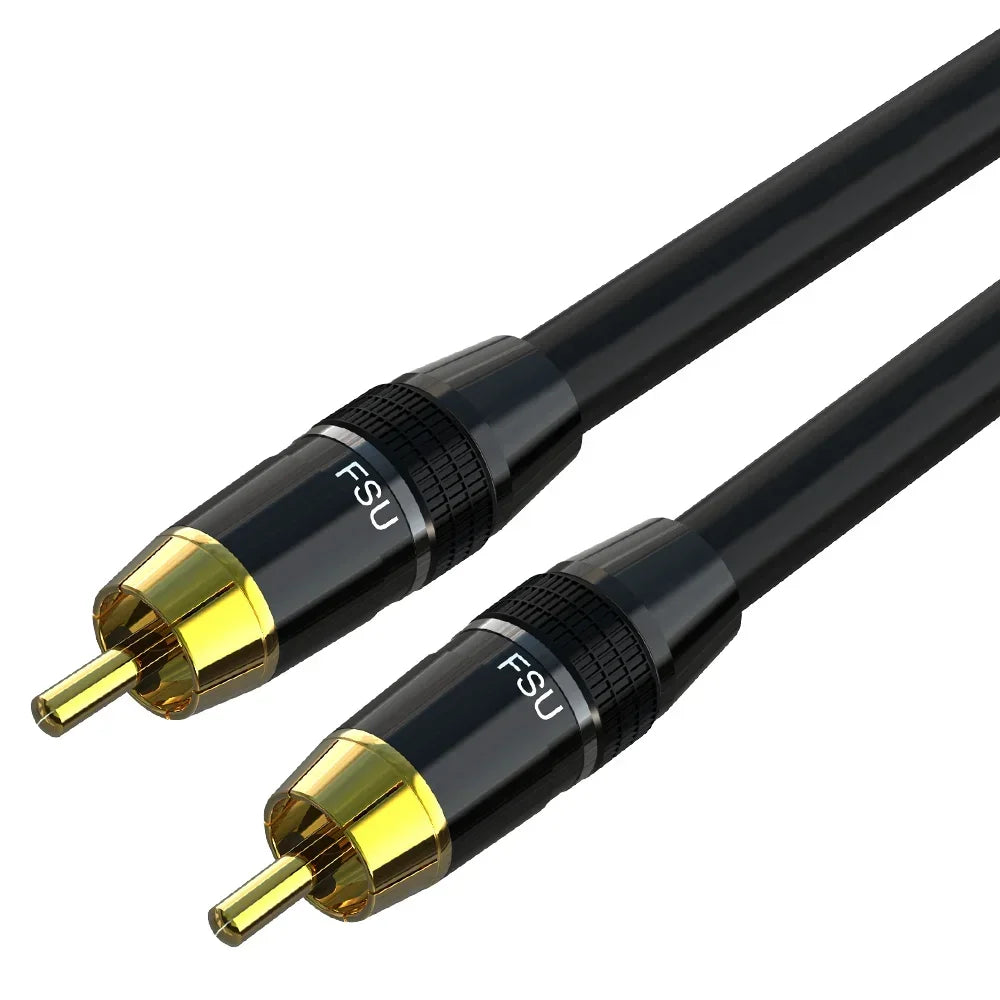 Cabo de áudio digital coaxial RCA, 0.5–5 m