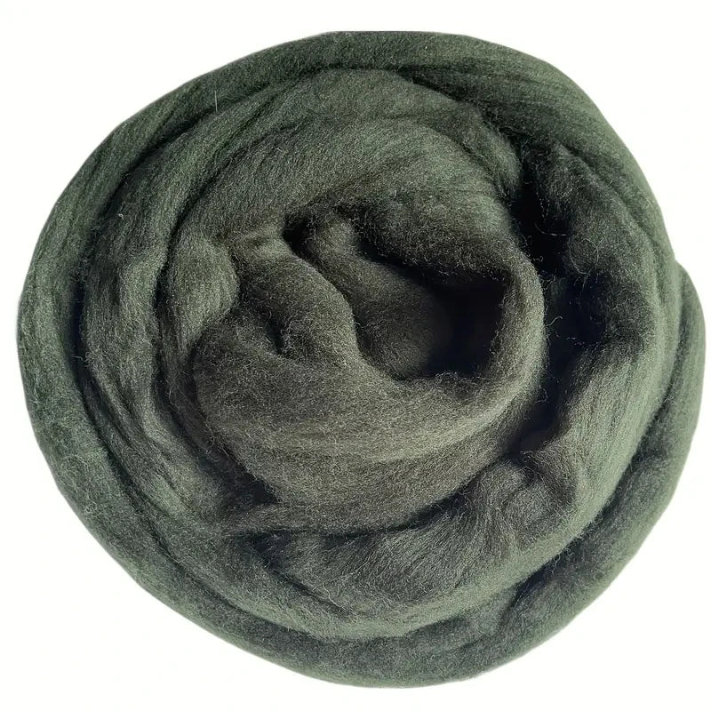 Wool Roving for Felting and Spinning, 100 g