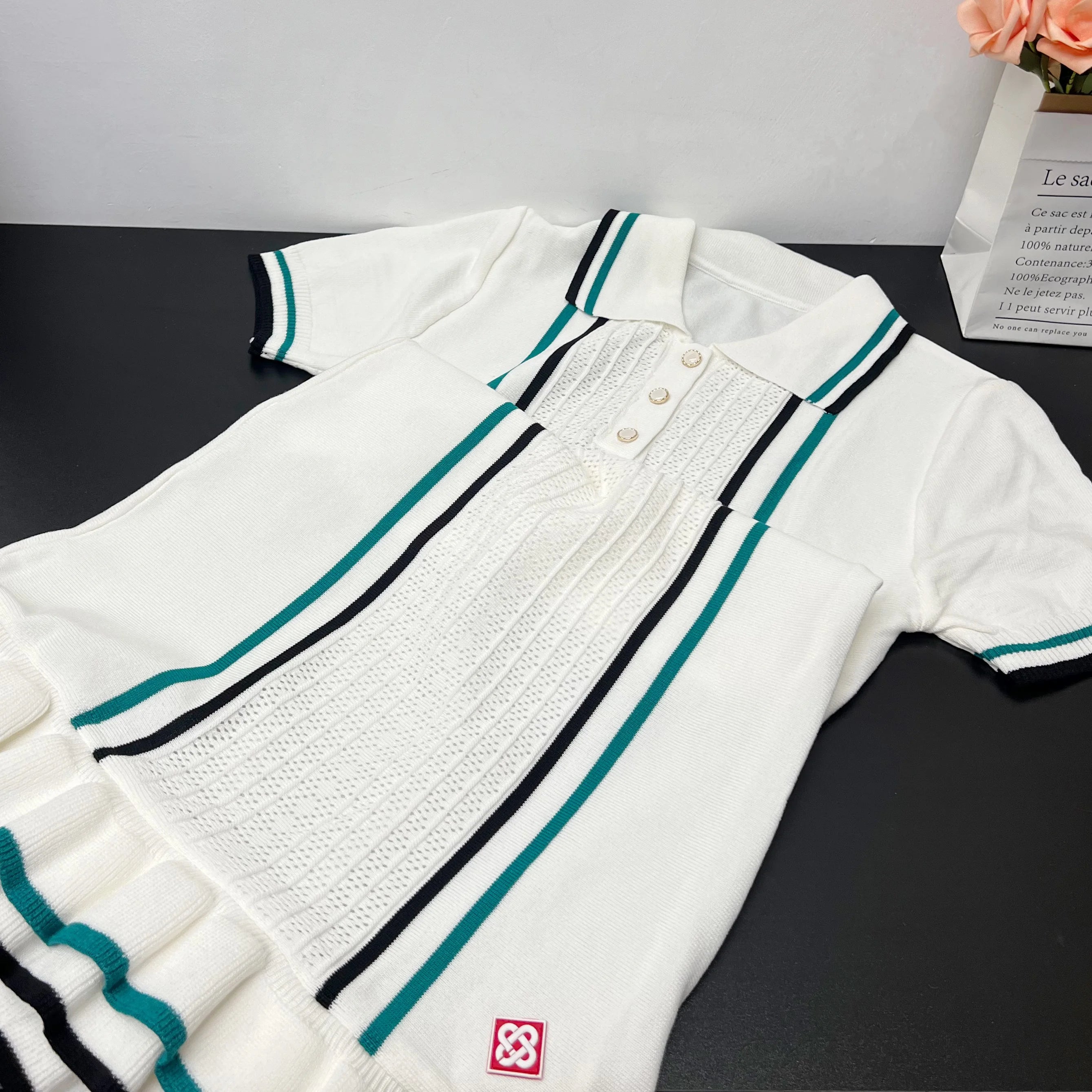 YuooMuoo Chic Fashion Sexy Package Hips Knitted Mini Dress 2025 Autumn Vintage Turn-down Collar Ruffled Party Dress Streetrwear