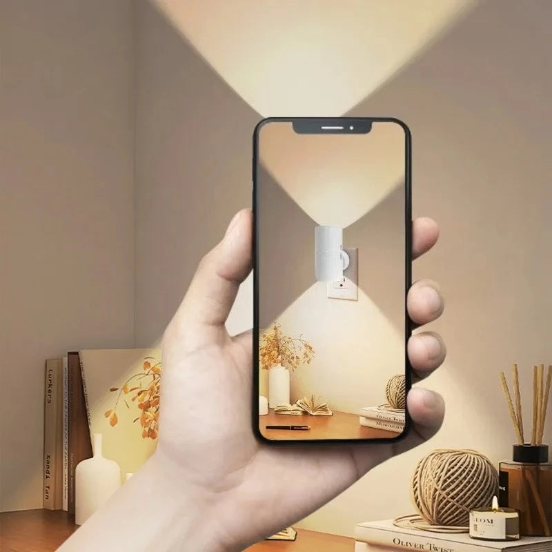 LED noční světlo do zásuvky se soumrakovým senzorem, 3 barvy