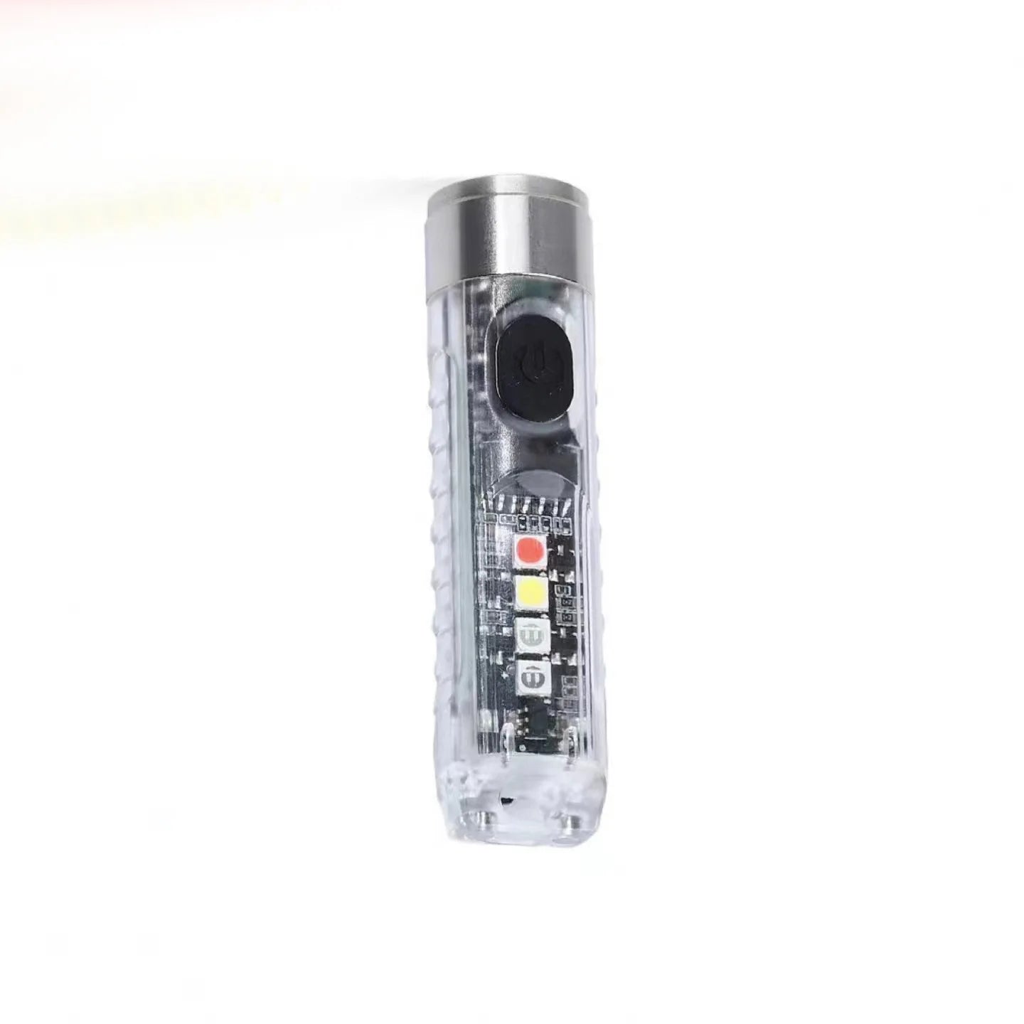1PC Rechargeable Mini Keychain Flashlight with multi Modes and Magnetic Base - Ideal for Camping and Outdoor Activities