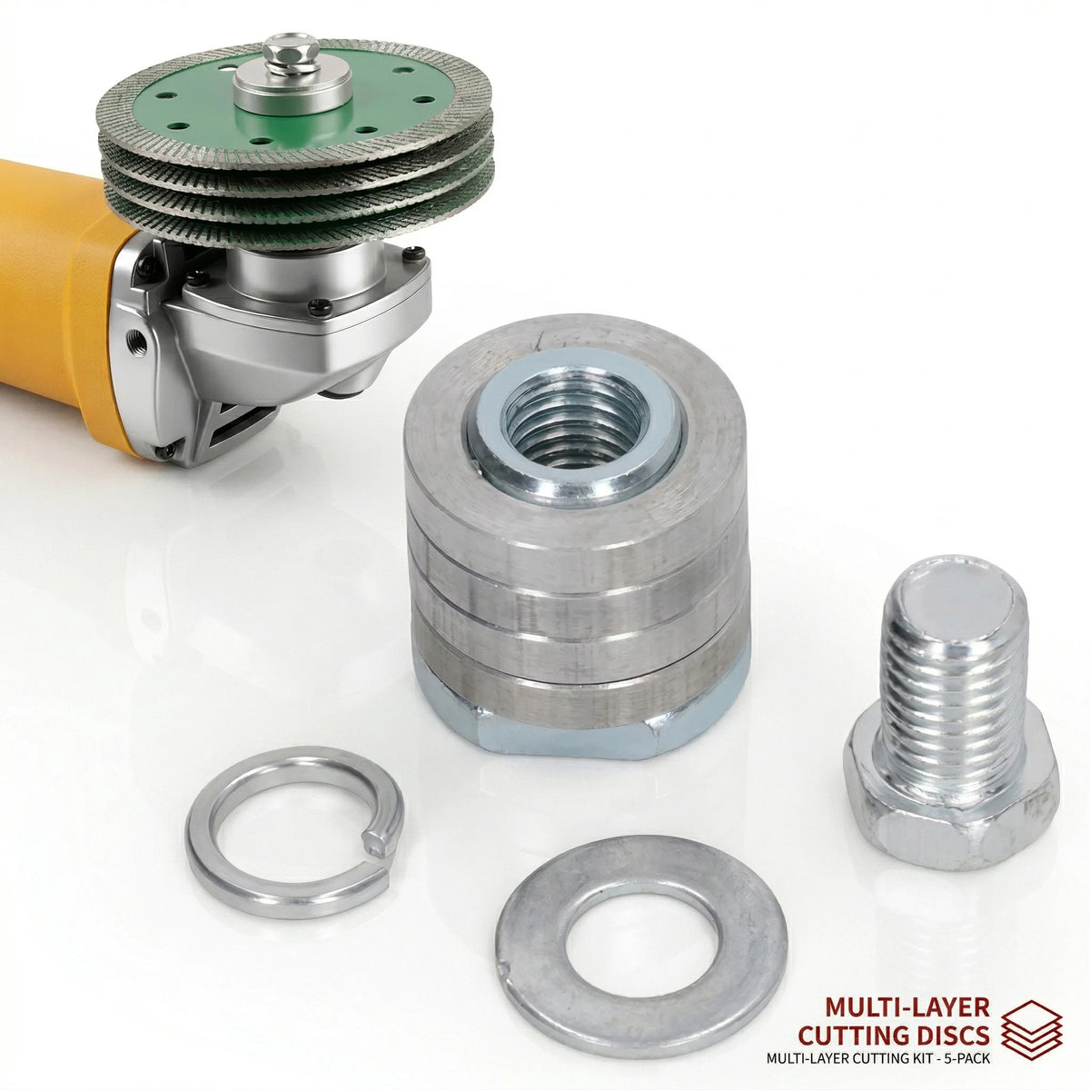 M14 Angle Grinder Conversion Head for Up to Four Saw Blades