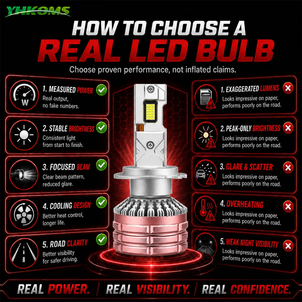 YHKOMS YG3 Rest Test H7 H4 Led Lamp 3 Copper Tubes Led Lights For Car H1 H11 HB3 9005 HB4 9006 Led Headlight Bulb 6000K