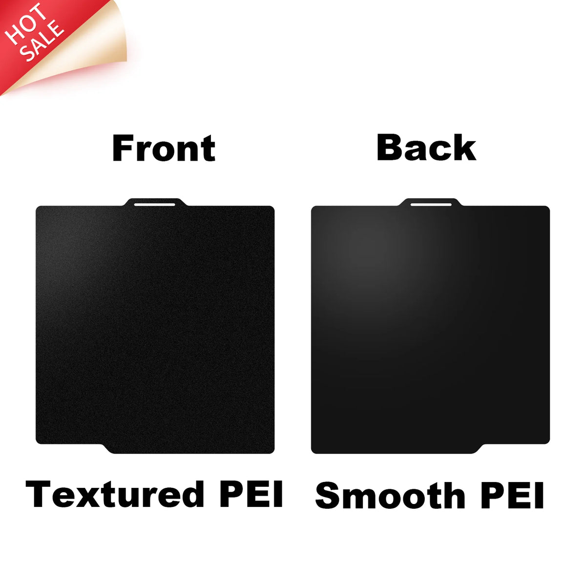 257 x 257 mm 3D Printer Build Plate - Surfaces