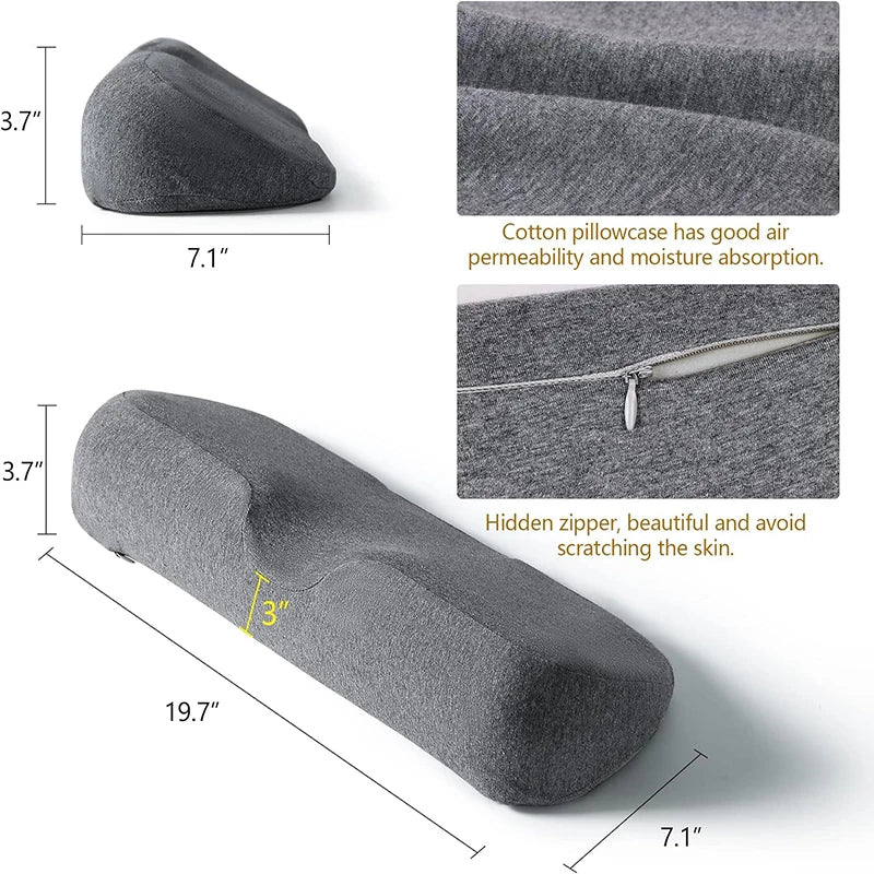 Cervical Memory Foam Contour Pillow for Side Sleepers