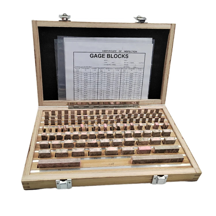 32-Piece Steel Gauge Block Set - Grade Options