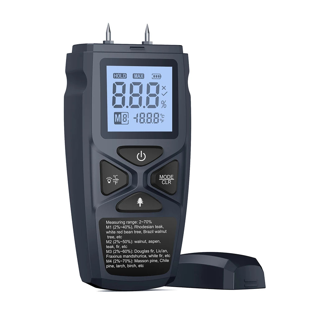 Digital Wood Moisture Meter with Material Modes