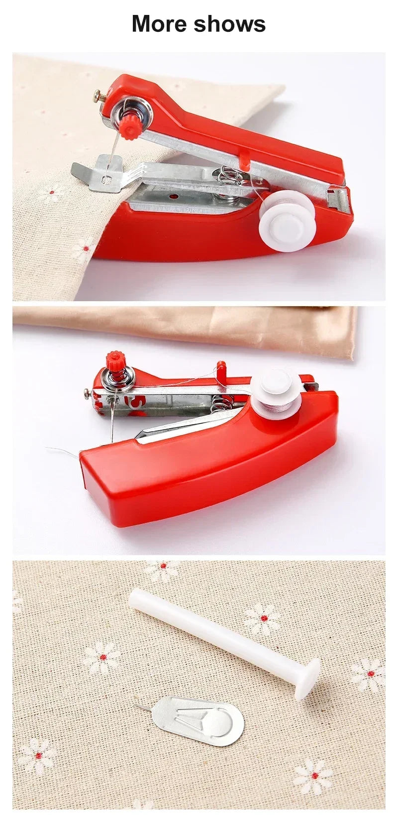 Portable Manual Sewing Machine Mini Handheld Stitch Tool