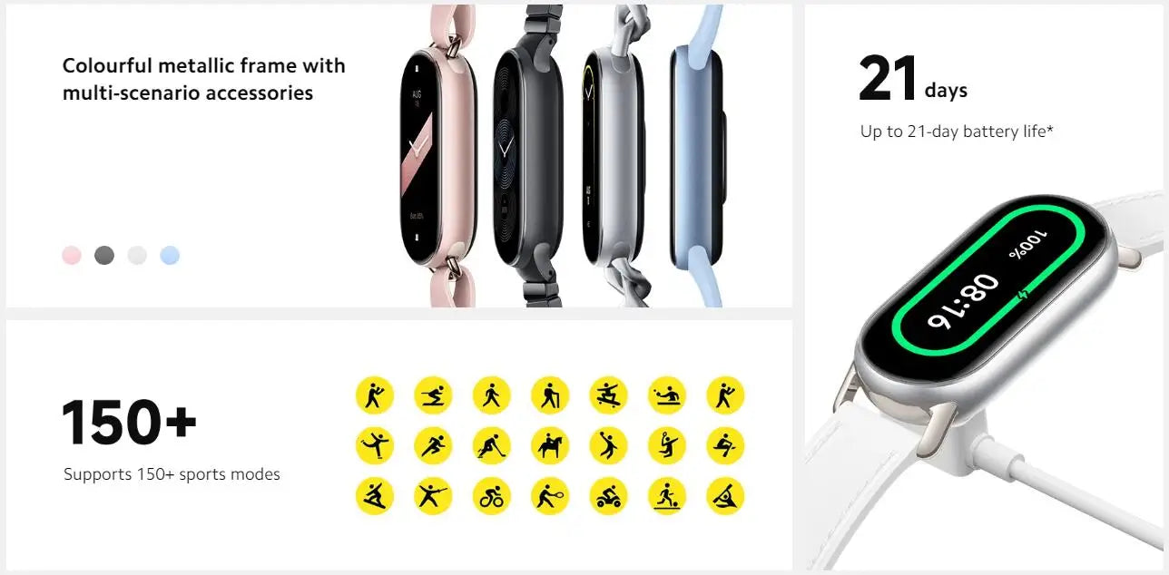 Xiaomi Mi Band 9 Brățară Inteligentă cu Ecran AMOLED