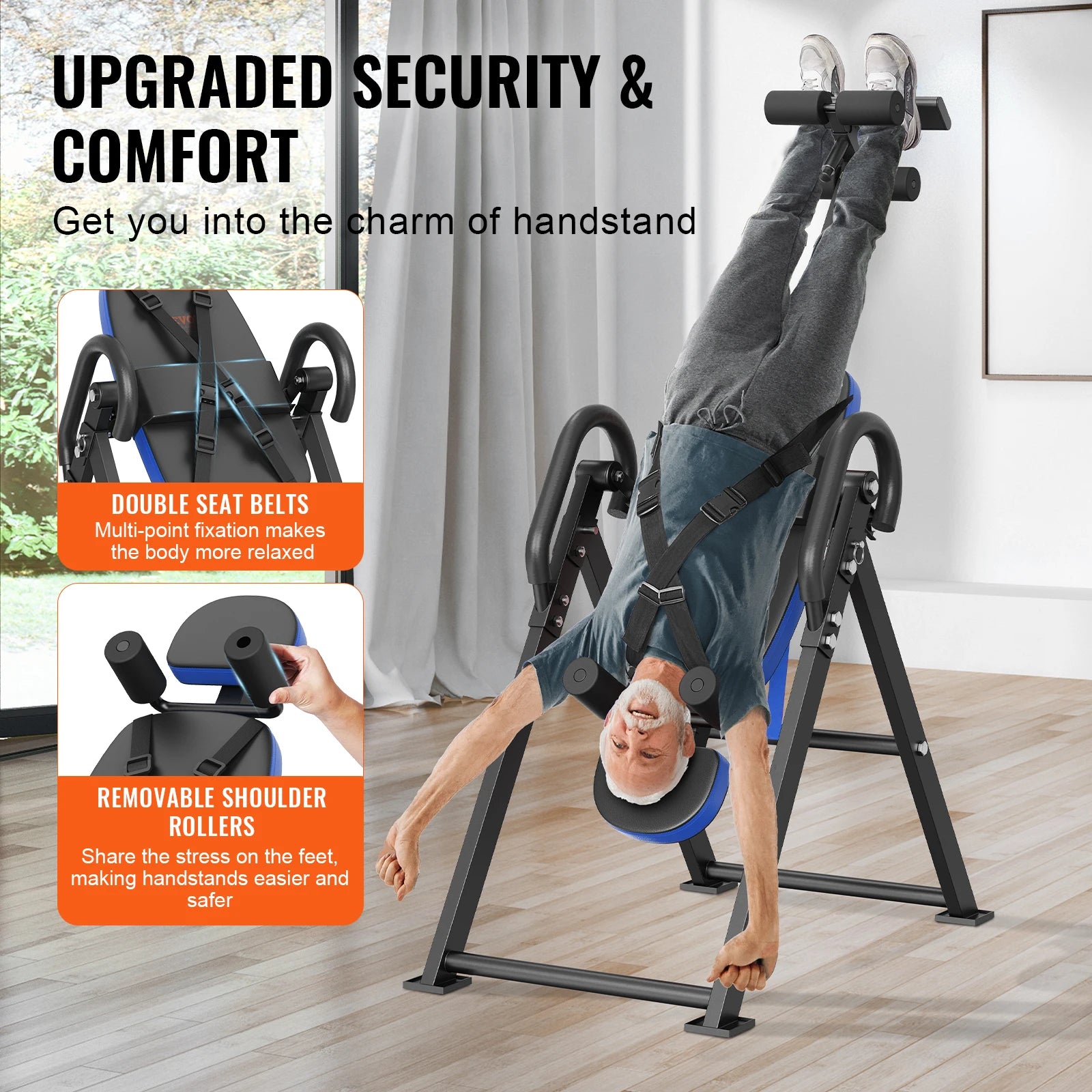 Heavy Duty Inversion Table Back Stretcher with Adjustable Height
