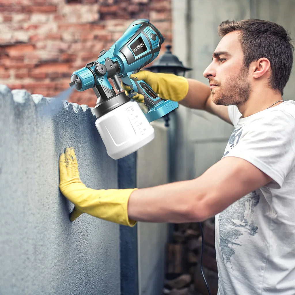 Bezdrôtový striekací pištoľ kompatibilný s batériou Makita