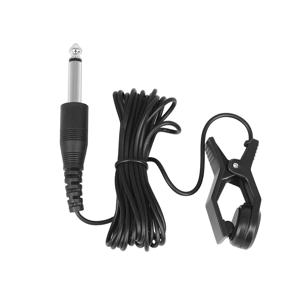 Clip-On Instrument Pickup with 6.5mm Plug and 2.5m Cable