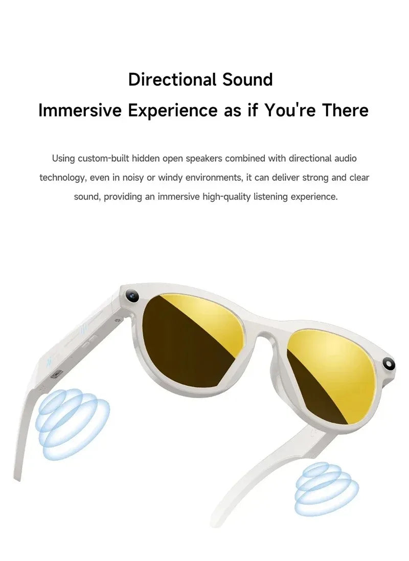 AI Smart Glasses with 8K Camera, Translation & Bluetooth Calls