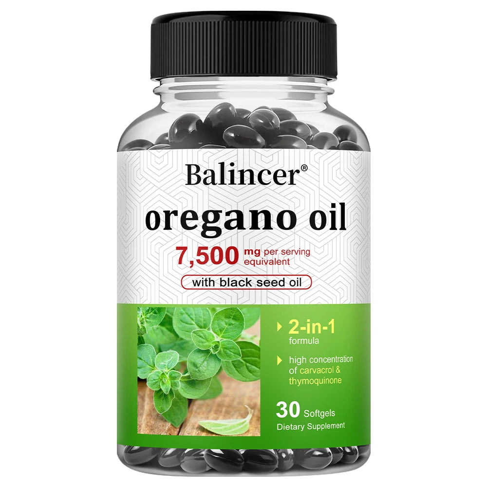 Oregano- ja mustasiemenöljylisäkapselit