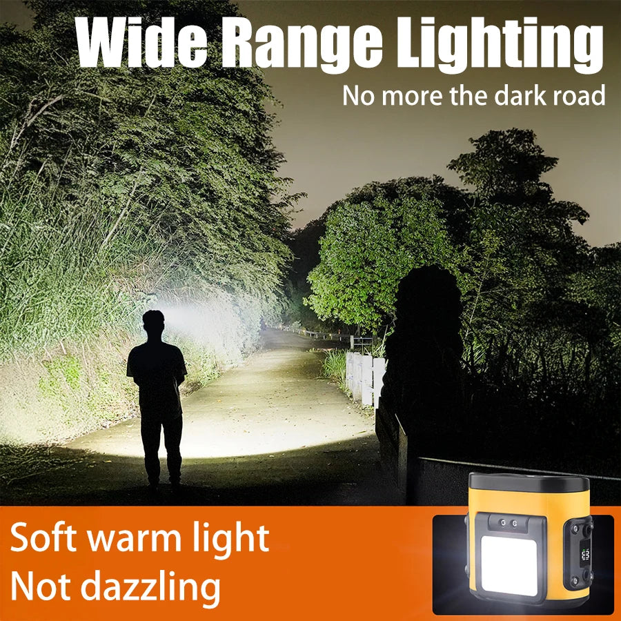 LED Headlamp Smart Sensor Cap Clip Light TPYE-C Rechargeable Flashlight With Power Display Riding Fishing Camping Outdoor Torch