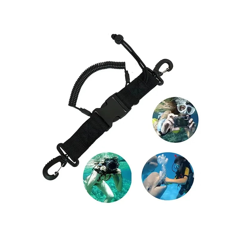 Camera Strap with Quick-Release Buckle and Clip