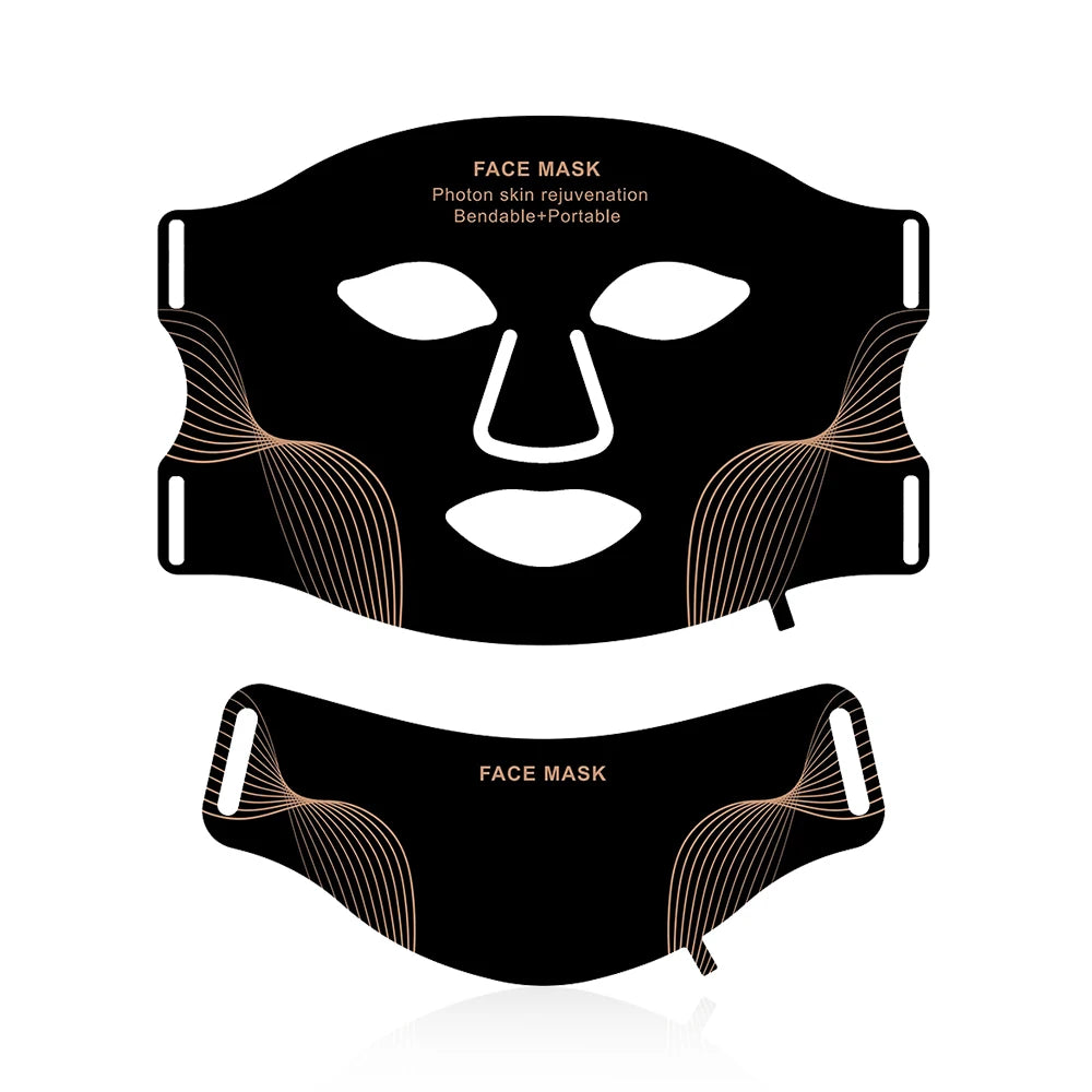 7 Color LED Silicone Face & Neck Mask for Skin Rejuvenation