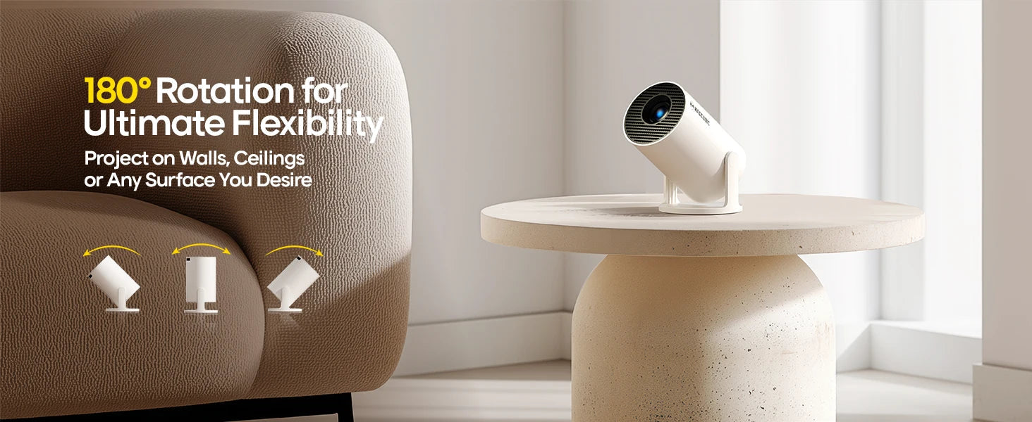 Magcubic Projector 4K Android 11 HY300 Pro Wifi6 290ANSI Allwinner H713 BT5.0 1080P 1280*720P Cinema Outdoor Portable Projetors