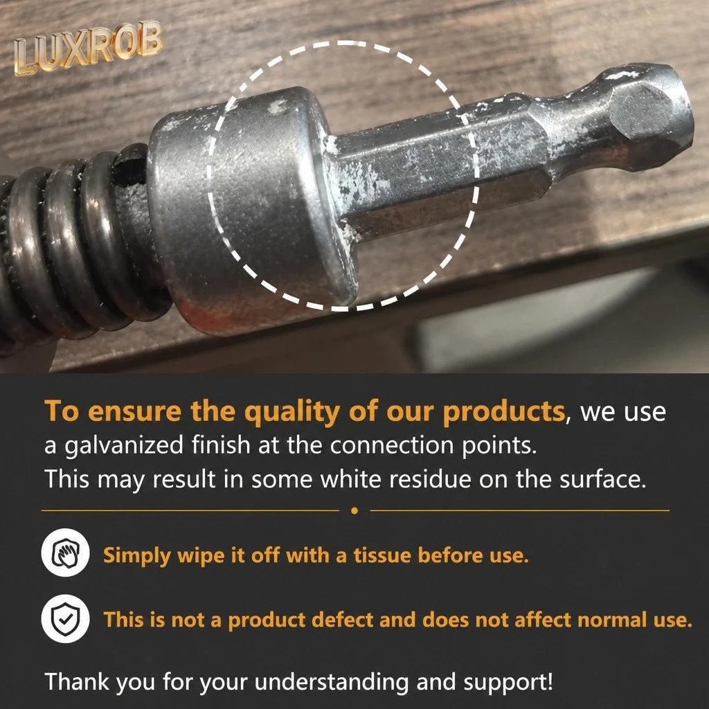 Flexible Drain Cleaning Tool Kit with Attachments for Tough Clogs