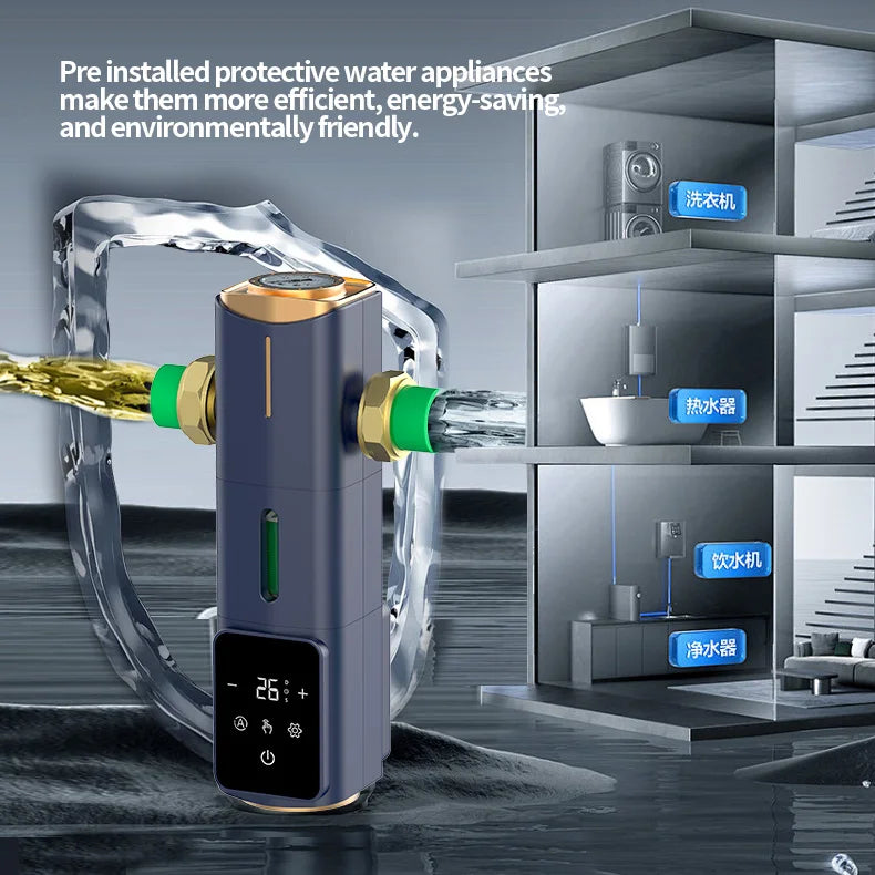 8000L/H Central Water Pre-Filter with Auto Self-Cleaning