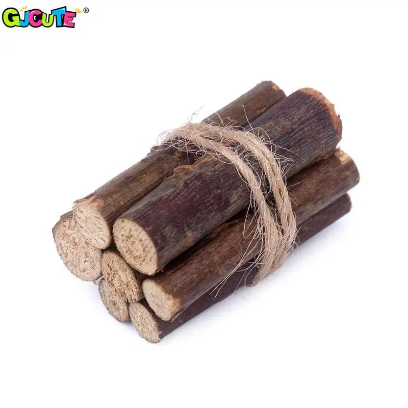 Miniature Firewood and Bonfire Scene Accessories