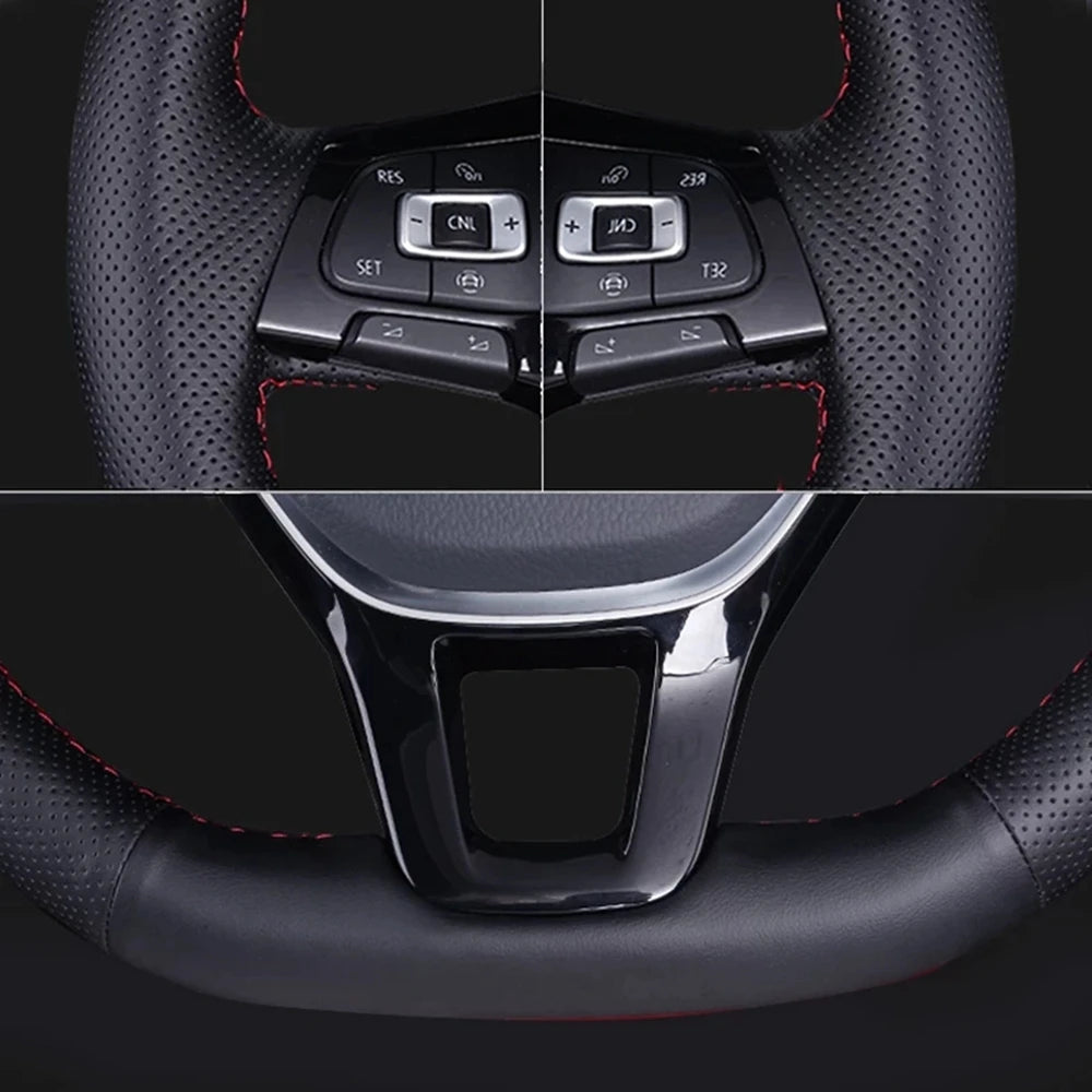 Microfiber Leather Car Steering Wheel Cover For Toyota RAV4 AX50 Corolla G12 Axio Altis Camry Xv70 Avalon Steering Case